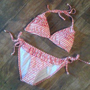 Retro Sailor Style Ruffle Bikini  *Never Worn*